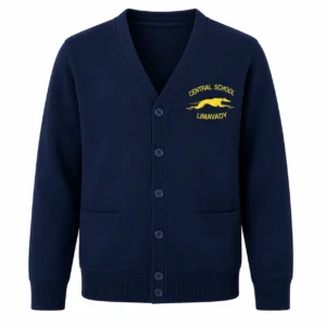 Cardigan with School Logo