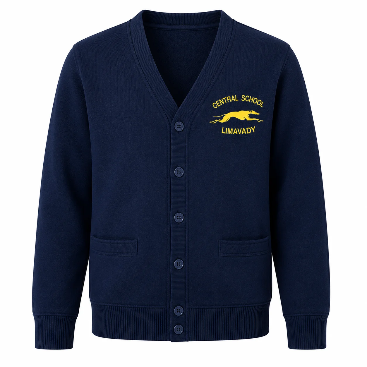 Cardigan with School Logo